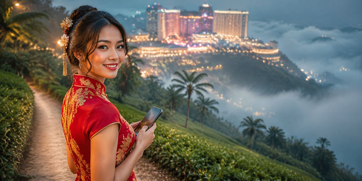 Akses kasino langsung 16x melalui telefon pintar dari Genting Highlands Malaysia